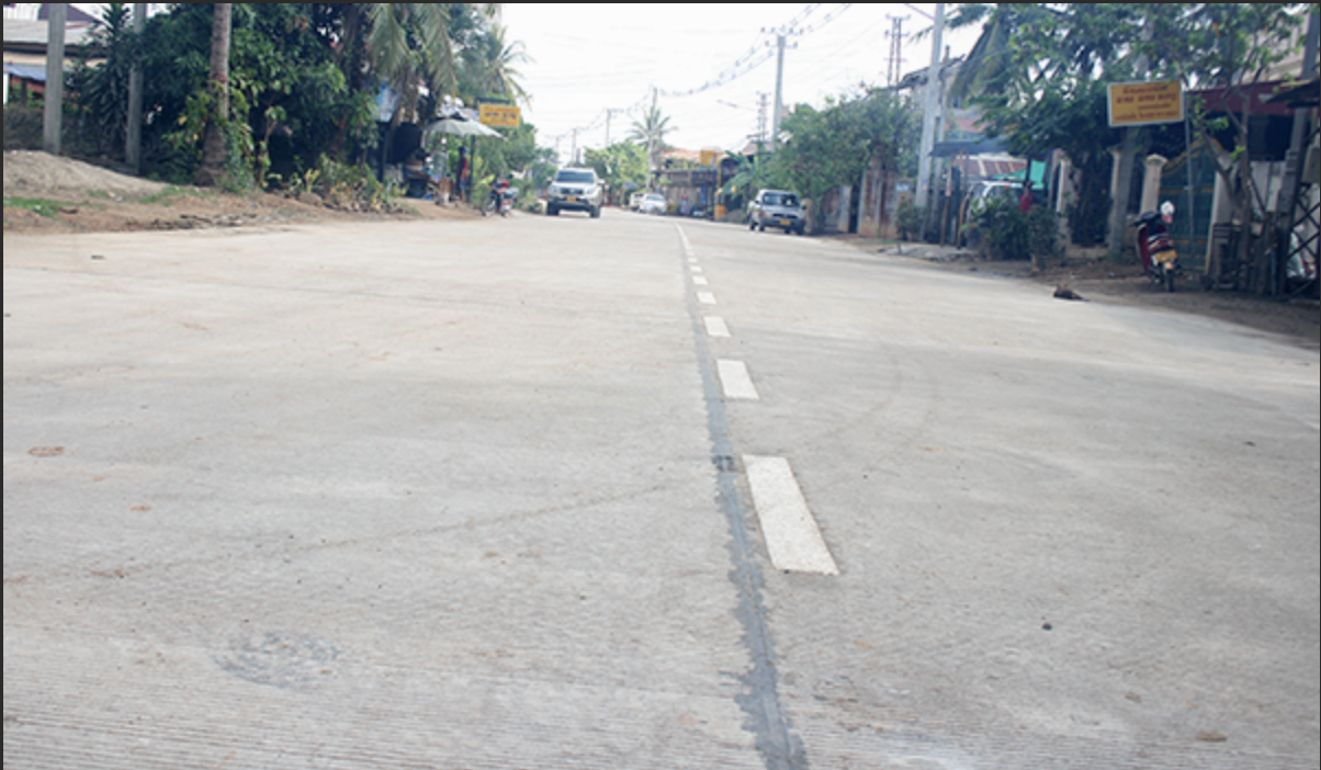 Reinforced Concrete Road, Hong Kai Kaew Village, Chanthabouly
